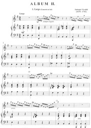 VIVALDI: Album II / příčná flétna (housle) a klavír