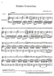 Huber: CONCERTINO F-dur Op.7 / housle a klavír