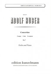 Huber: CONCERTINO F-dur Op.7 / housle a klavír