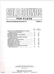 SOLO SOUNDS FOR FLUTE ACC.3-5 / příčná flétna - klavírní doprovod