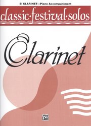 CLASSIC FESTIVAL SOLOS 1 / klarinet - klavírní doprovod