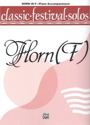 CLASSIC FESTIVAL SOLOS 1 / lesní roh (f horn) - klavírní doprovod