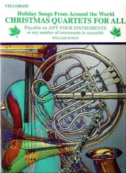 Warner Bros. Publications Christmas Quartets for All - violoncello / bass