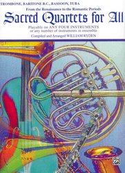 ALFRED PUBLISHING CO.,INC. Sacred Quartets For All  -  pozoun (trombon) / tuba / fagot