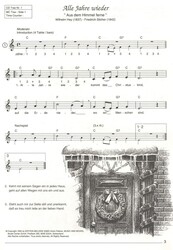 Verzauberte Weihnachtszeit + CD / vánoční písničky a koledy pro kytaru