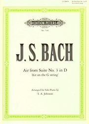 BACH: Air on the G string (Air from Suite No. 3 in D, BWV 1068) / klavír sólo