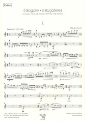 Gorecki: 6 bagatelles for violin, cello and piano / housle, violoncello a klavír