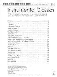 Easy Keyboard Library: INSTRUMENTAL CLASSICS