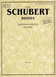 SCHUBERT FRANZ - WALTZES intermediate piano solos