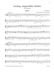 60 AUSGEWAHLTE ETUDEN 1 by Kopprasch / trumpeta