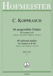 60 AUSGEWAHLTE ETUDEN 2 by Kopprasch / trumpeta