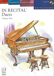 The FJH Music Company INC. IN RECITAL - DUETS - Book 6 (mírně náročnější) + CD / 1 klavír 4 ruce