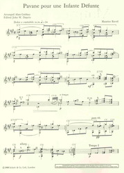 Maurice Ravel - Pavane pour une Infante défunte for solo guitar / sólová kytara