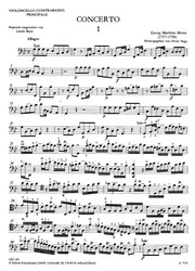 Monn: Konzert in g-moll für Violoncello oder Kontrabass / violoncello a klavír