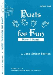 Neil A.Kjos Music Company DUETS FOR FUN 1 by Jane Smisor Bastien - jednoduchá klavírní dueta