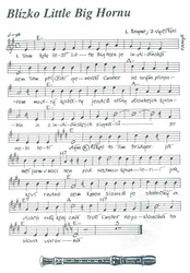 SBORNÍK PÍSNÍ 2 (48 skladeb) v úpravě pro zobcovou flétnu      zpěv/akordy