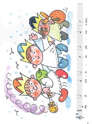 Malované vánoční písničky - omalovánky Miloše Nesvadby