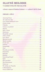 SLAVNÉ MELODIE 3 v lehké úpravě pro klavír + CD