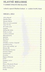 SLAVNÉ MELODIE 4 v lehké úpravě pro klavír + CD