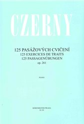 CZERNY, op.261 - 125 pasážových cvičení / klavír