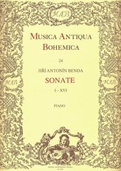 BENDA, Jiří Antonín: SONATE I-XVI / klavír
