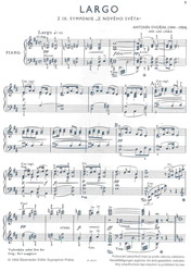 Dvořák, Antonín: LARGO (z 9. symfonie "Z nového světa") / sólo klavír