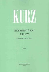 KURZ, Vilém - ELEMENTÁRNÍ ETUDY - 78 progresivně seřazených etud pro 1. a 2. stupeň klavírní hry
