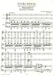 DVOŘÁK: Moravské dvojzpěvy op. 20, 32, 38 (urtext) / zpěv (dvojhlas) a klavír
