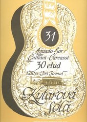 Kytarová sóla - 30 etud pro kytaru (Aquado, Sor, Guiliani, Carcassi)