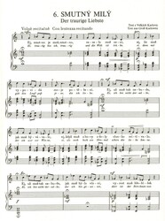 MARTINU - NOVÝ ŠPALÍČEK - Cyklus písní na texty moravské lidové poezie / zpěv a klavír