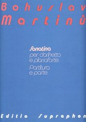 Editio Bärenreiter MARTINU: SONATINA pro klarinet a klavír