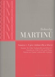 Editio Bärenreiter MARTINU: Sonáta č. 3 pro violoncello a klavír