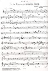 U krále valčíků - Johann Strauss / 10 skladeb ve snadné úpravě pro dvoje housle