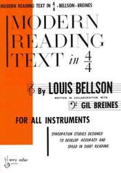 Modern Reading Text in 4/4 by Louis Bellson for All Instruments