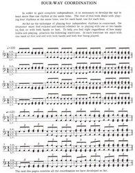 4 - WAY COORDINATION a method book for drum set