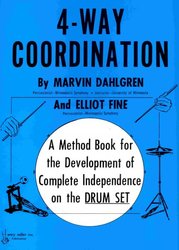 Warner Bros. Publications 4 - WAY COORDINATION  a method book for drum set