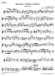Tartini, Guiseppe: Sonata in G minor, &quot;Devil&apos;s Trill&quot; / housle a klavír (violoncello)