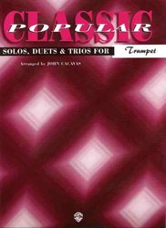Warner Bros. Publications CLASSIC POP SOLOS  for TRUMPET (solos / duets / trios)