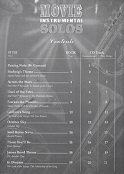 MOVIE INSTRUMENTAL SOLOS + CD / TRUMPETA