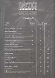MOVIE INSTRUMENTAL SOLOS + CD / TENOROVÝ SAXOFON