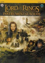 Warner Bros. Publications LORD OF THE RINGS - INSTRUMENTAL SOLOS + CD flétna