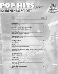 POP HITS + CD / housle a klavírní doprovod