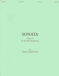 SONATA, Op.19 by Paul Creston for Alto Sax &amp; Piano / altový saxofon a klavír