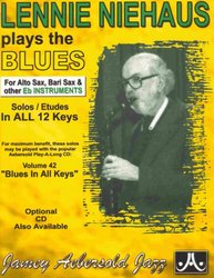 LENNIE NIEHAUS: Plays The Blues + Audio Online Eb instruments