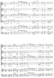 MY GOD IS A ROCK / SATB a cappella