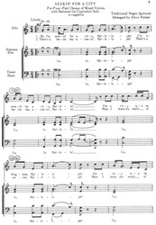 TWO NEGRO SPIRITUALS / SATB a cappella
