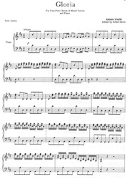 GLORIA / SATB a klavír