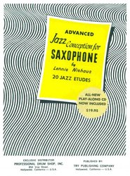 Jazz Conception for Saxophone by Lennie Niehaus 4 (yellow) + CD for Eb instruments