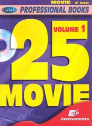 CARISCH s.r.l. 25 Movie 1 - Professional books + CD / Eb instruments