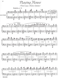 CHILDREN&apos;S GAMES by BIZET Georges - OP. 22 + CD / 1 piano 4 hands